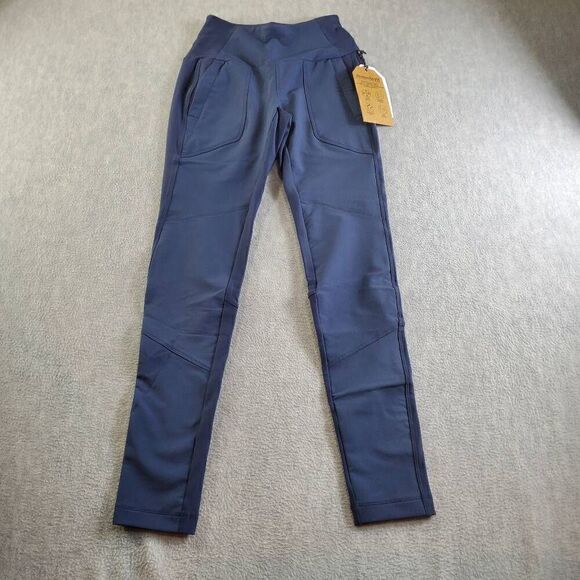 Avalanche Pants Womens XS Blue High Waisted Compression Leggings - Picture 1 of 7